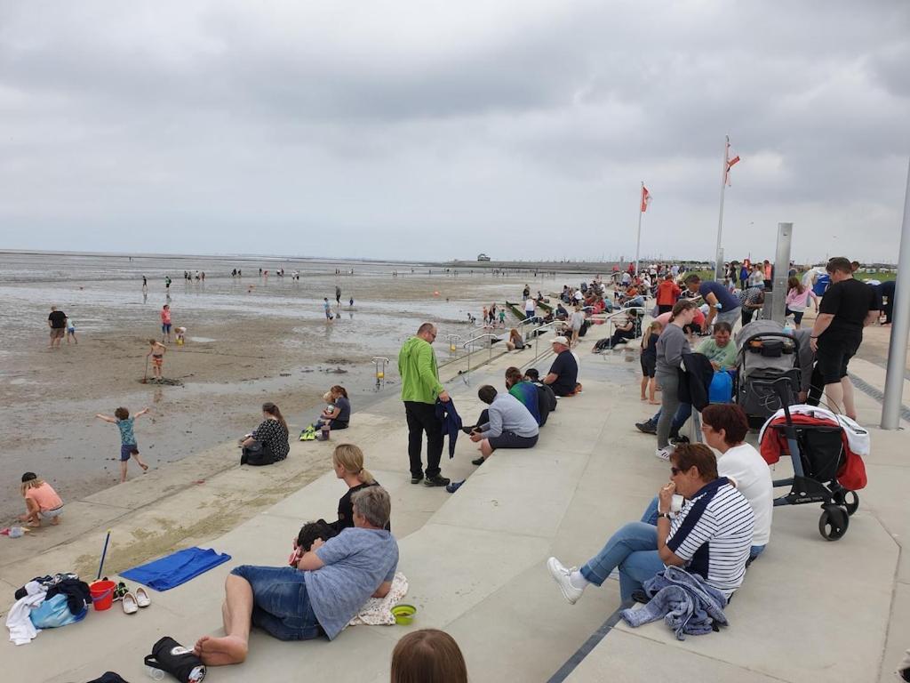 Ferienwohnung Leuchtturm Am Sandstrand 诺登 外观 照片
