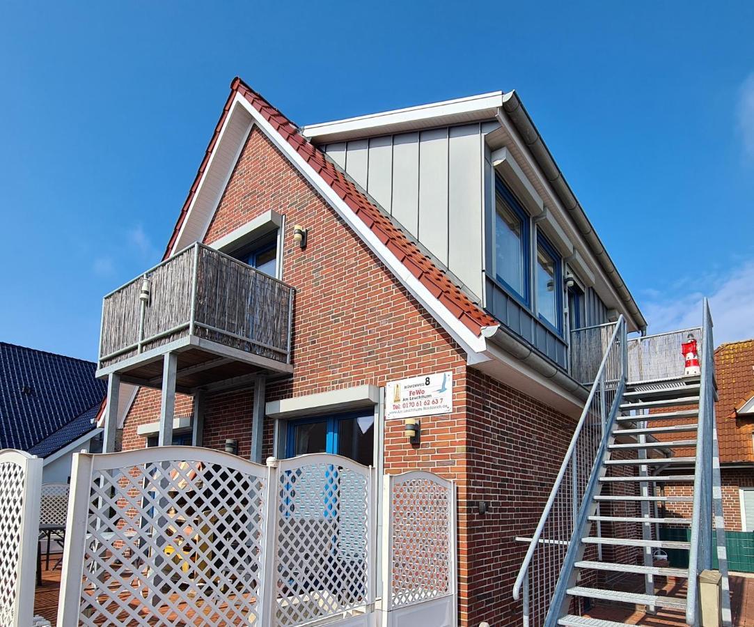 Ferienwohnung Leuchtturm Am Sandstrand 诺登 外观 照片