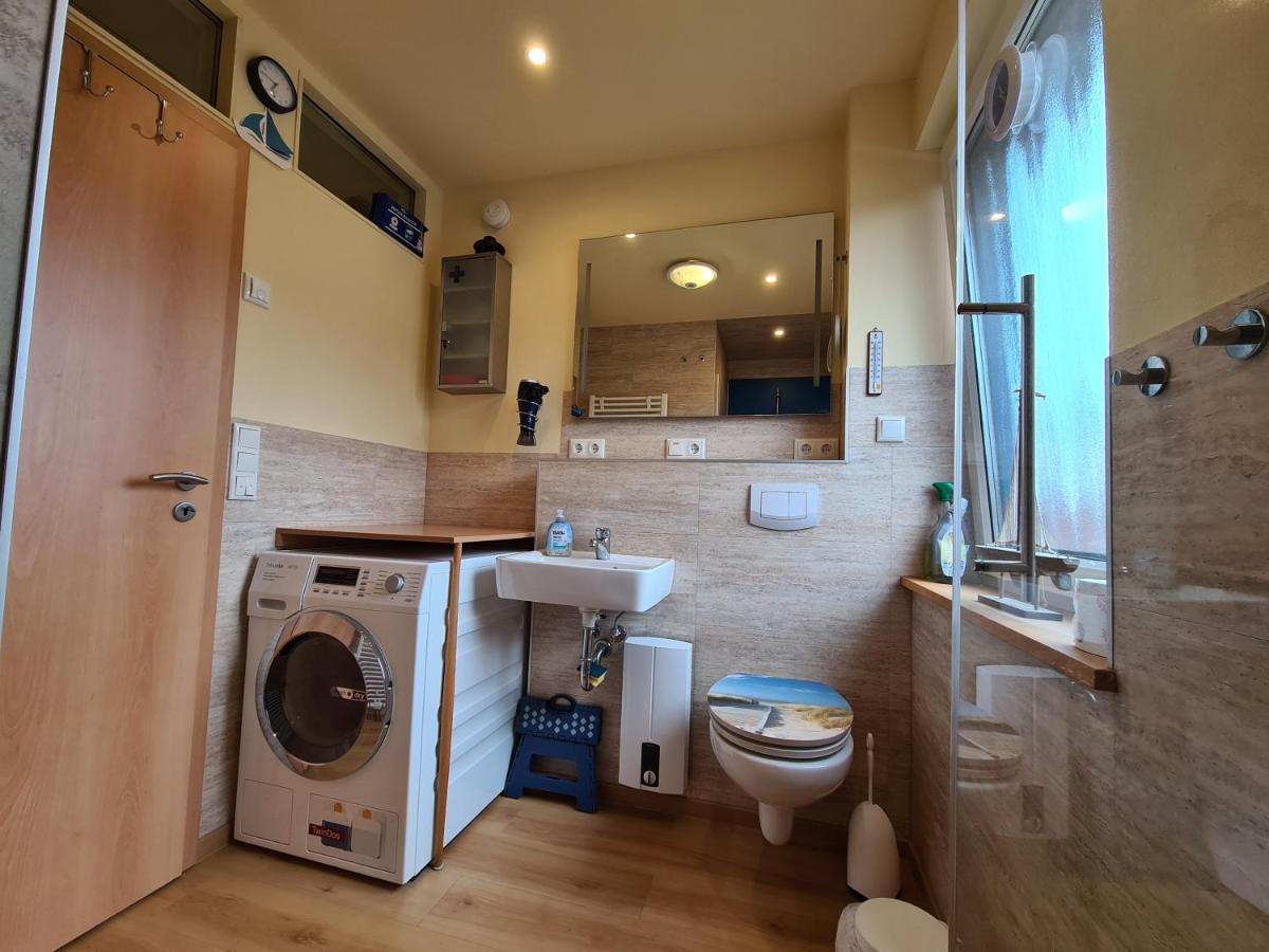 Ferienwohnung Leuchtturm Am Sandstrand 诺登 外观 照片